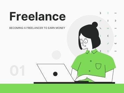 4. Becoming a freelancer to earn money