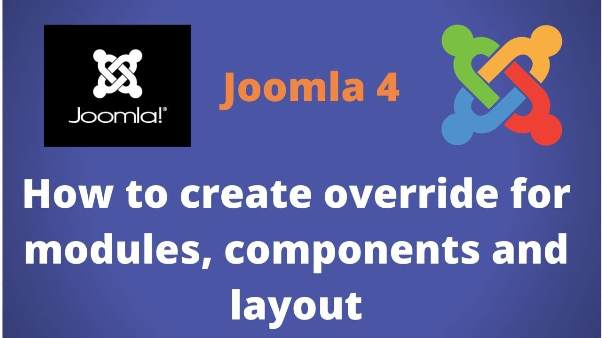Joomla4: How to create override for Joomla layout