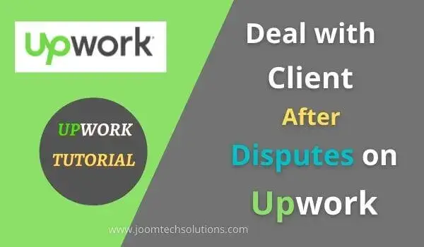 How to deal with client after dispute