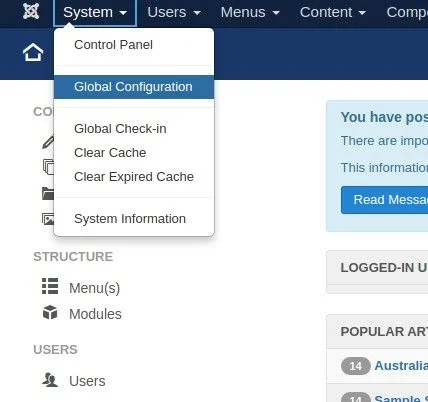 joomla disable php warnings,