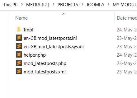 Module files structure in joomla3