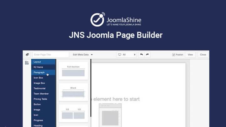 5. JSN Joomla Page Builder(Joomlashine)