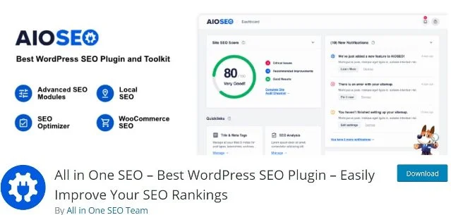 WordPress seo plugins