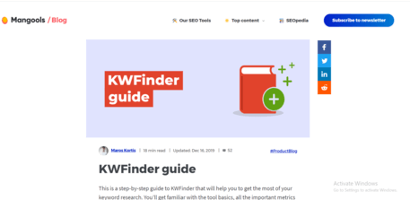 KWFinder guide