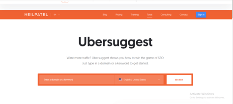 Ubersuggest