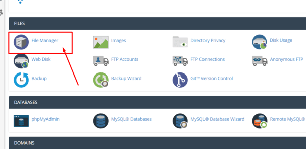 Step 3: Go to the cPanel File Manager 