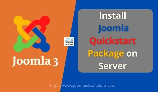 How to install joomla quickstart package on server