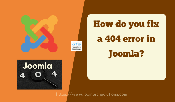 How do you fix a 404 error in Joomla