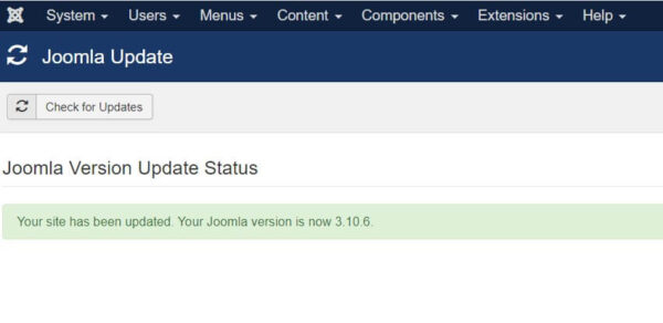joomla-version-update-status