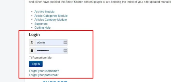 Joomla module displayed inside an article
