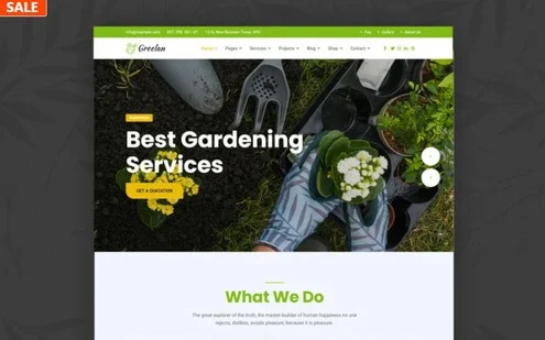 GreeLan – Gardening Lawn and Landscaping Joomla 4 Template 
