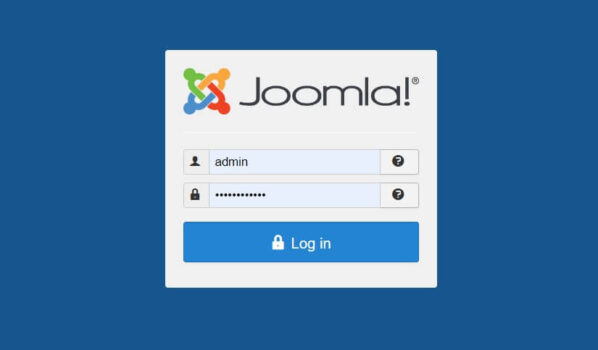 Login Joomla3 admin panel