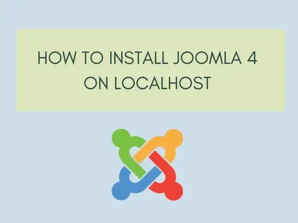 How to install Joomla on localhost