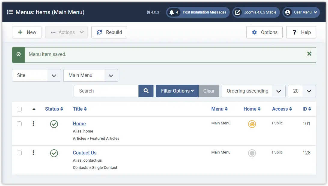 Joomla-4-Contact-Component-Menu-Item-Saved