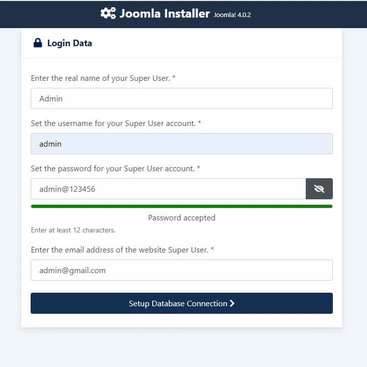 joomla4-setup-login-data