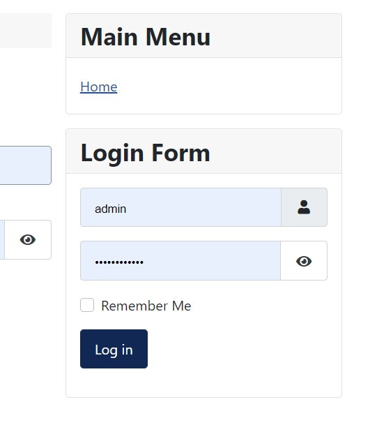 login-form-links removed