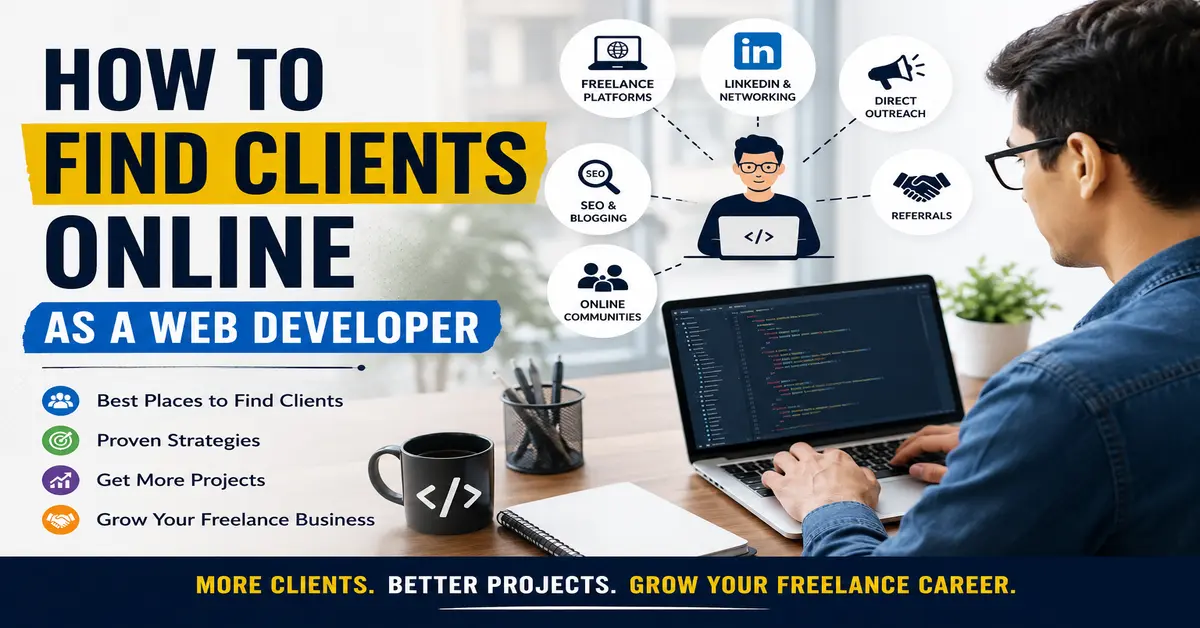 How to find clients online as a web developer