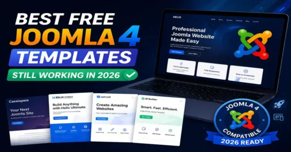 Best Free Joomla 4 Templates Still Working in 2026