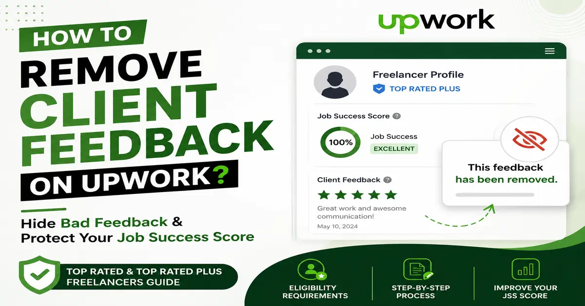 How to hide client feedback on Upwork in 2026