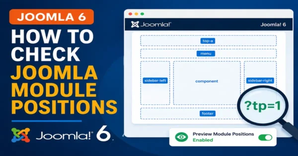 How to check Joomla module positions in Joomla 6