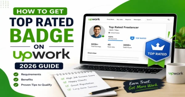 How to Get Top Rated Badge on Upwork in 2026 Step-by-Step Guide