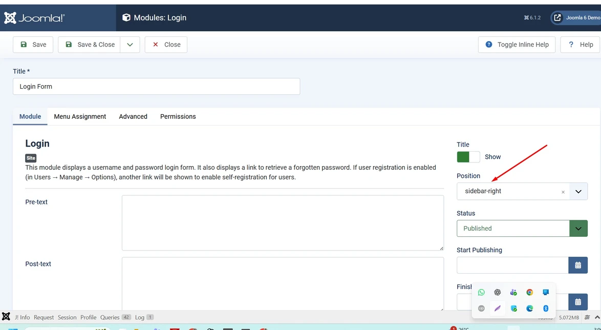How to Check Joomla Module Positions in Joomla 6