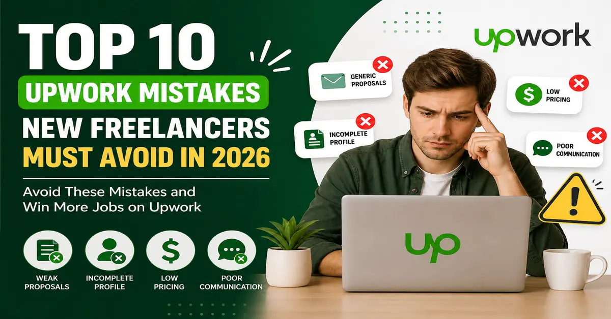 Top 10 Upwork Mistakes New Freelancers Must Avoid in 2026