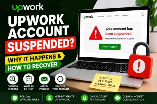 Upwork account suspended why it happens and how to recover