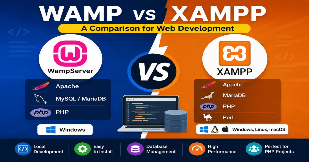 WAMP vs XAMPP comparison for PHP web development