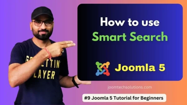 how to setup Smart Search Module and component in joomla 5