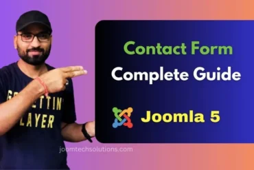 How to create Contact form in joomla 5