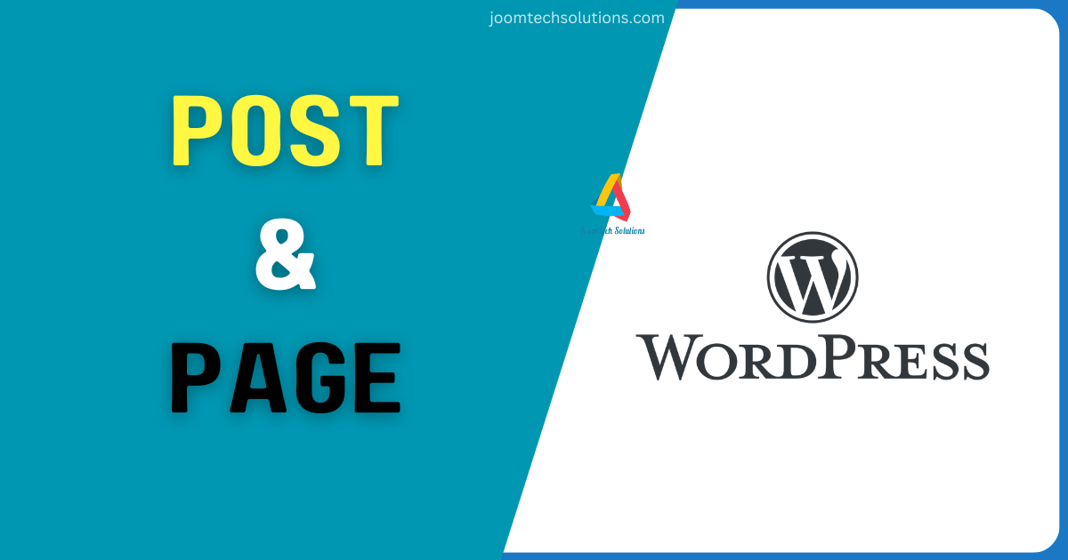 Difference Between a Page and a Post in WordPress