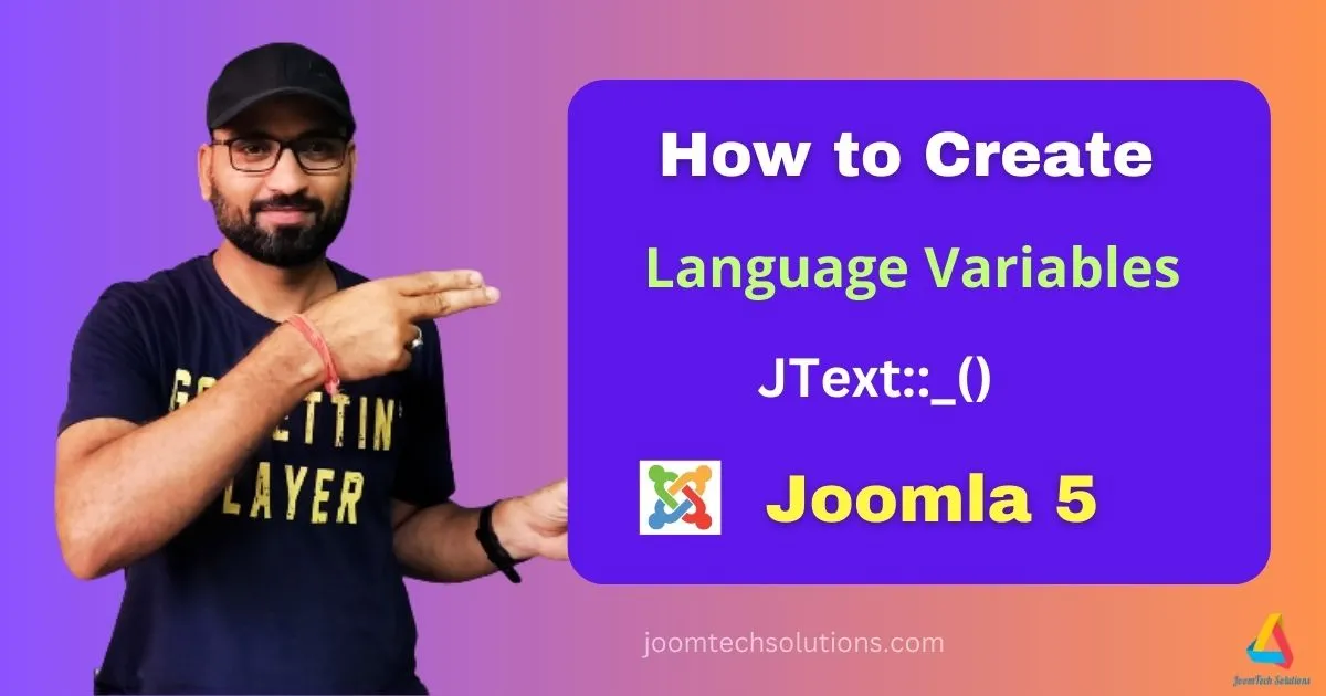 How to Create Language Variables in Joomla 5