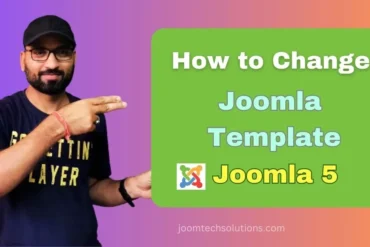 How to change Joomla 5 Templates