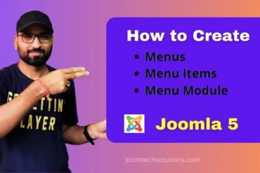 How to Create Menus in Joomla 5