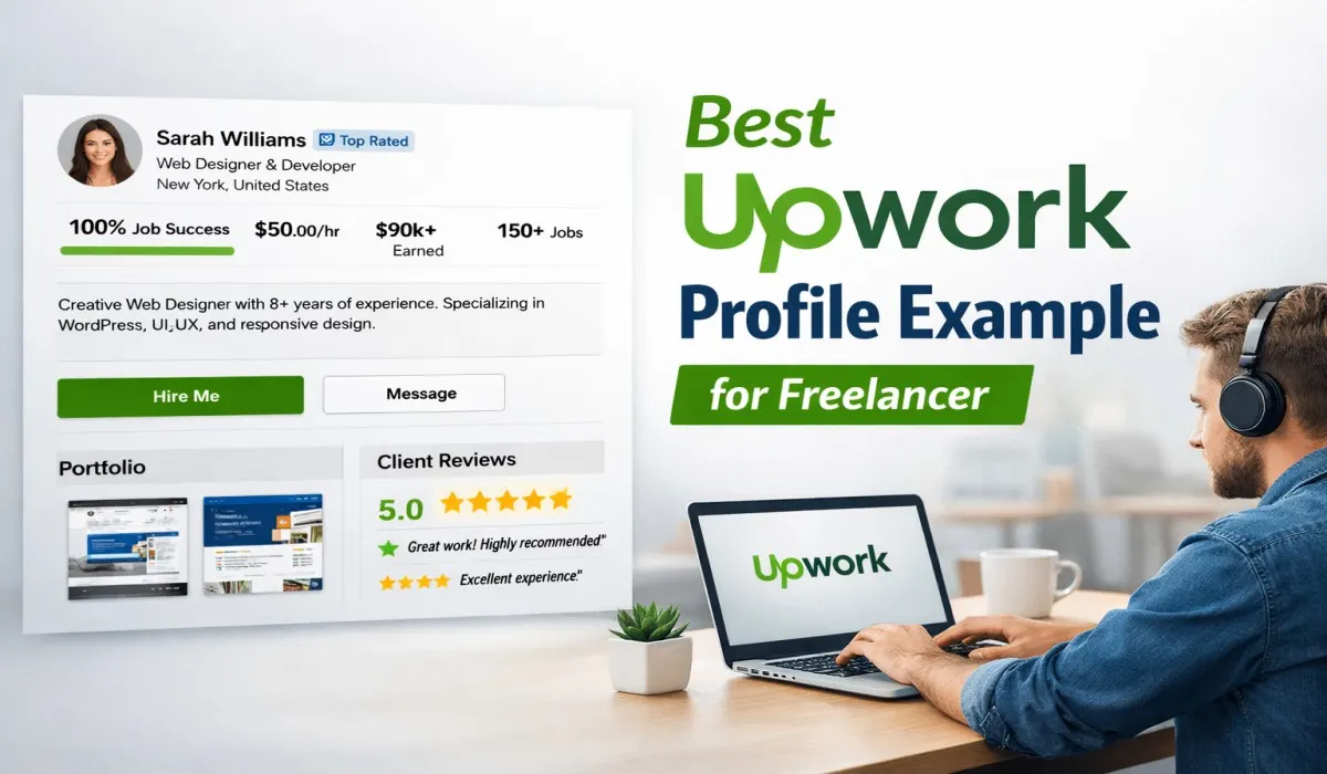 Upwork profile example for freelancers