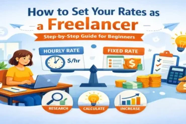 How to set freelance rates step by step for beginners
