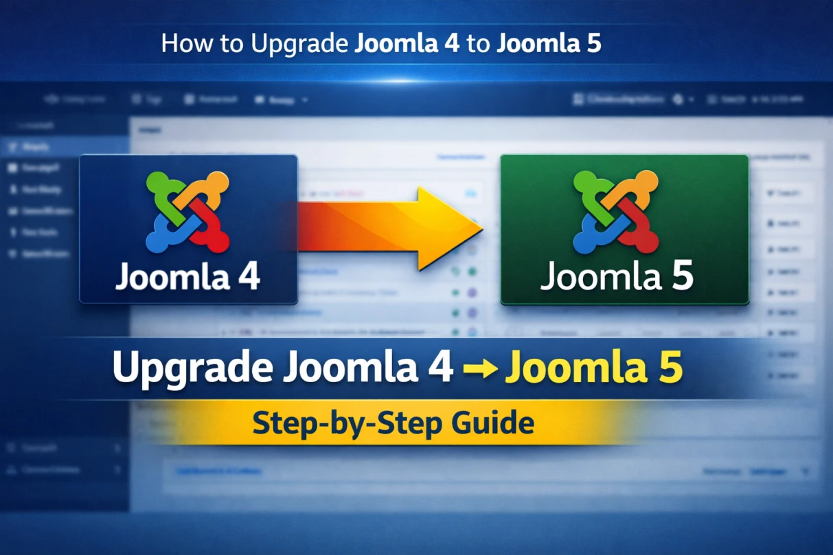 How to upgrade Joomla 4 to Joomla 5 step by step