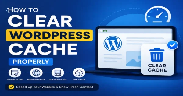 How to clear WordPress cache properly using plugins browser cache hosting cache and CDN cache