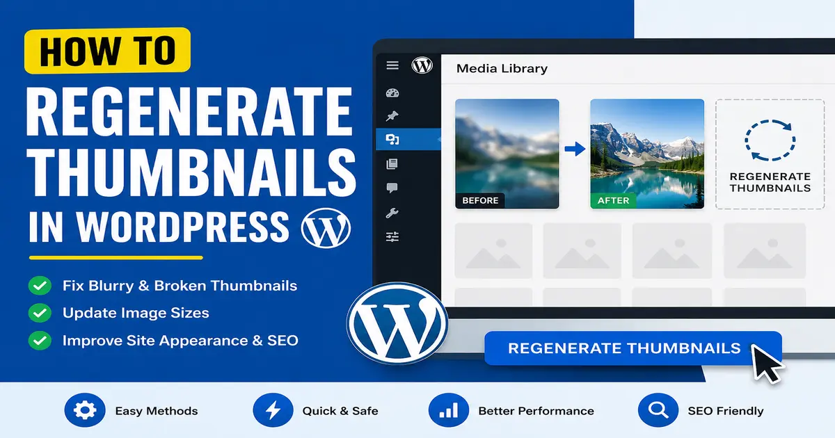 How to regenerate thumbnails in WordPress step by step tutorial