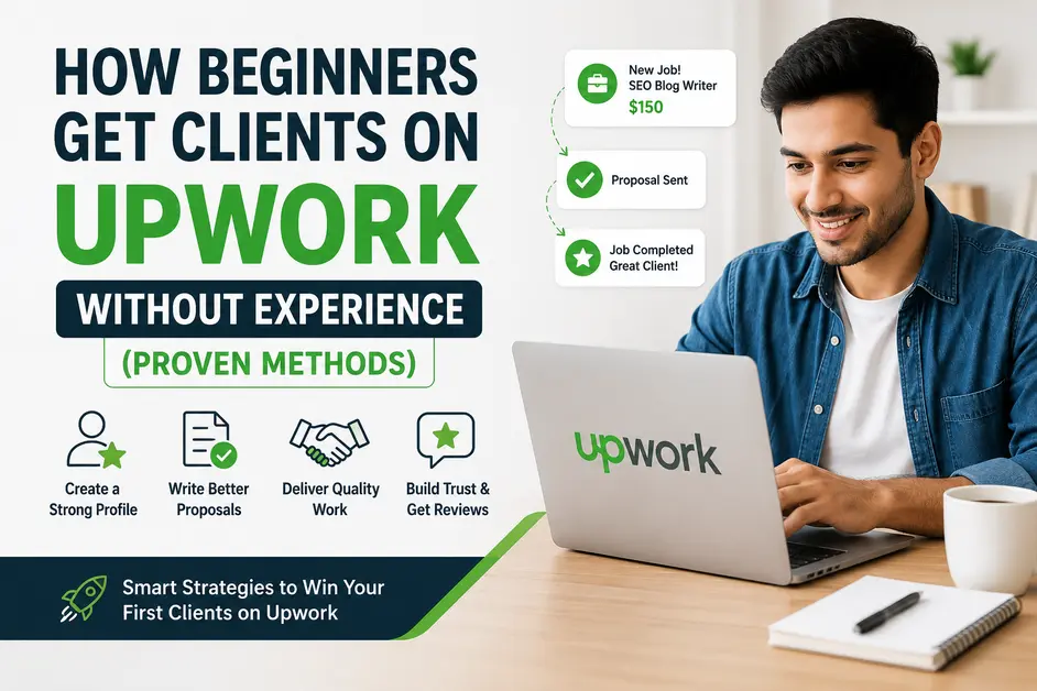 How beginners get clients on Upwork without experience
