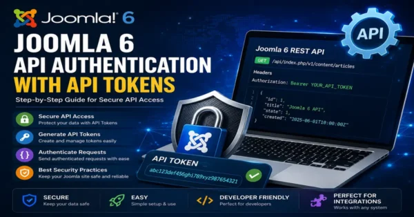 Joomla 6 API Authentication with API Tokens Step-by-Step Guide