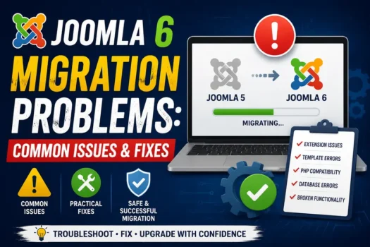 Joomla 6 migration problems and common issues with fixes