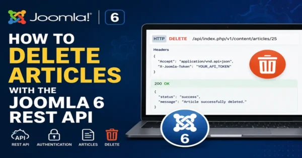 How to delete articles with the Joomla 6 REST API